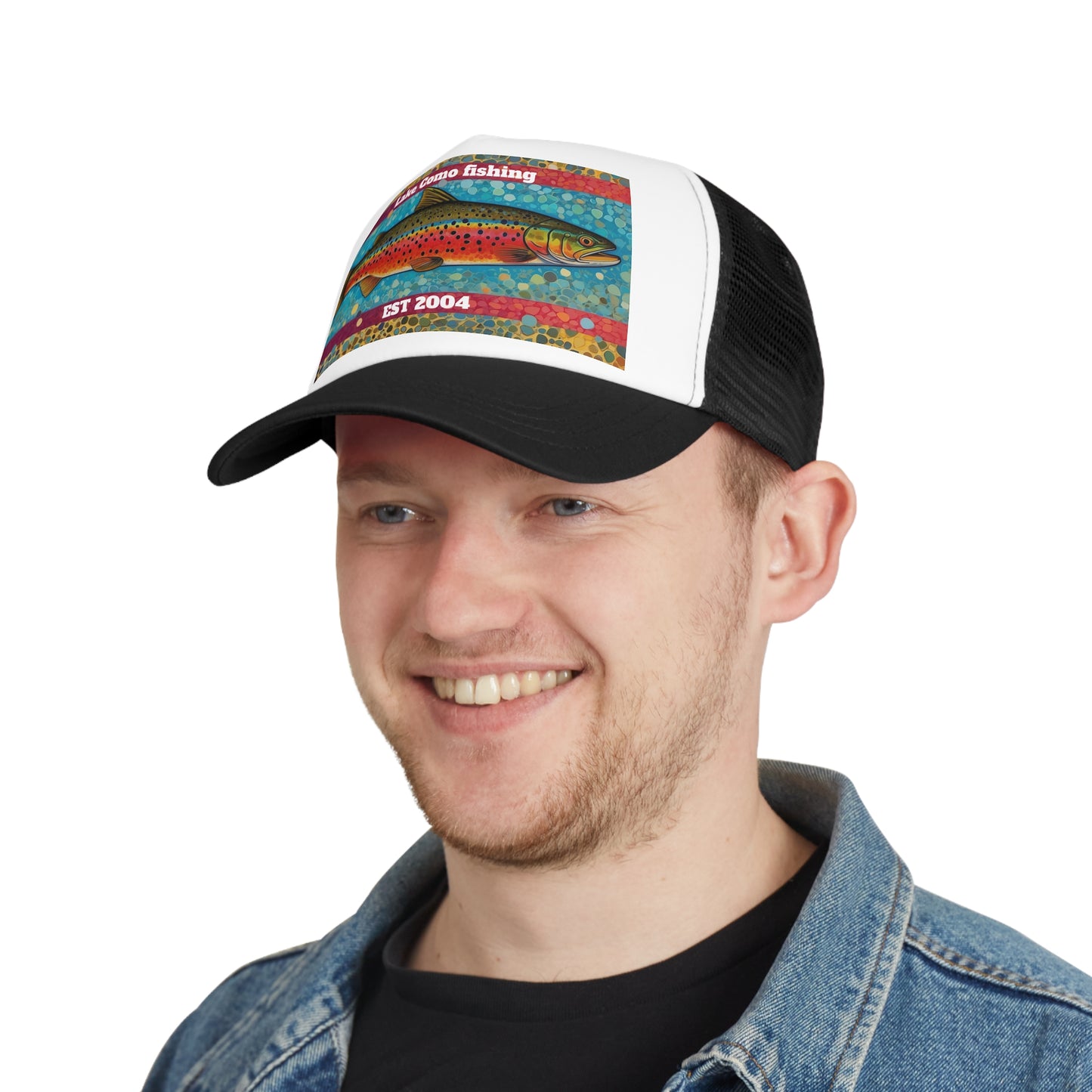 Pop Art Trout Mesh Cap
