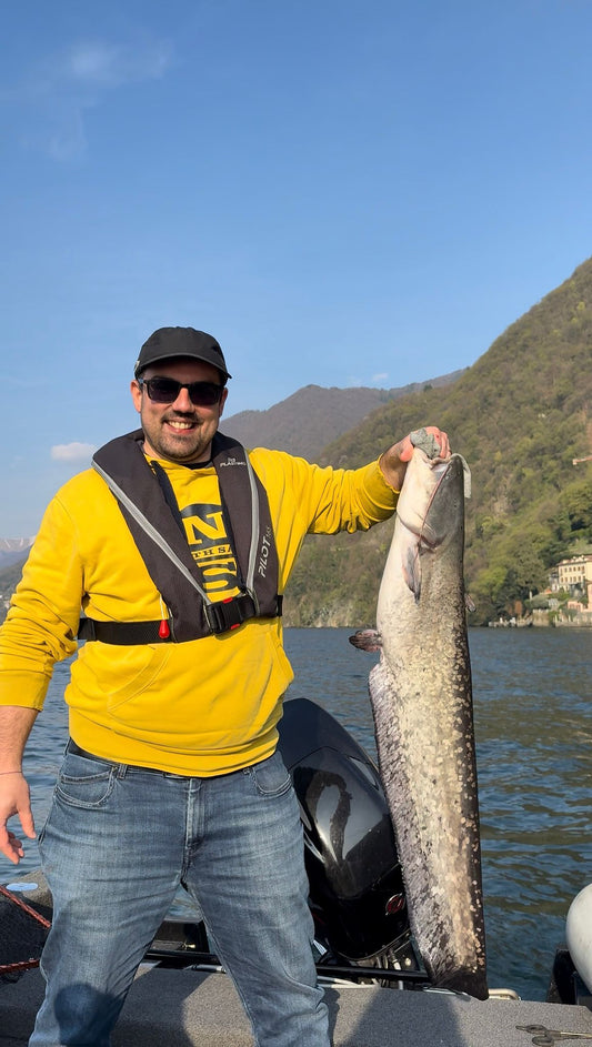 Lake Como Spin Fishing by Boat – for Wels Catfish & Zander- A Day of Adventure on the Water