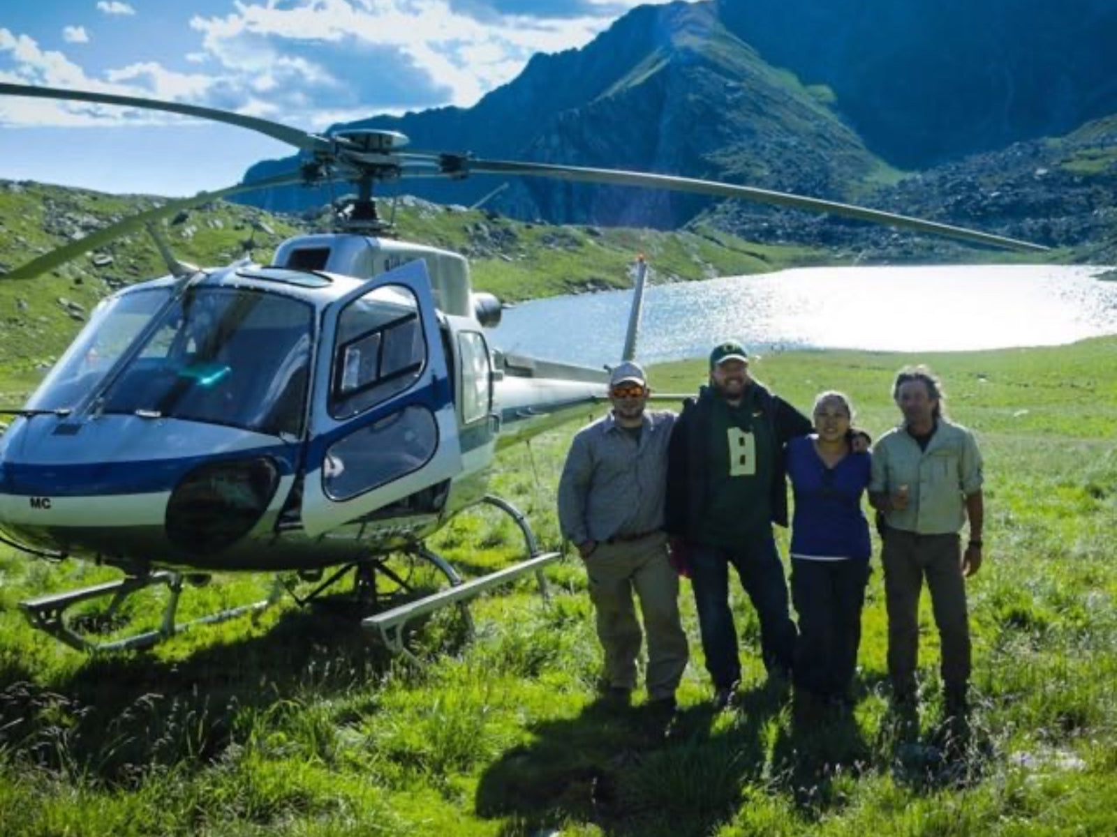 Alpine Lake Helicopter Fishing Trip