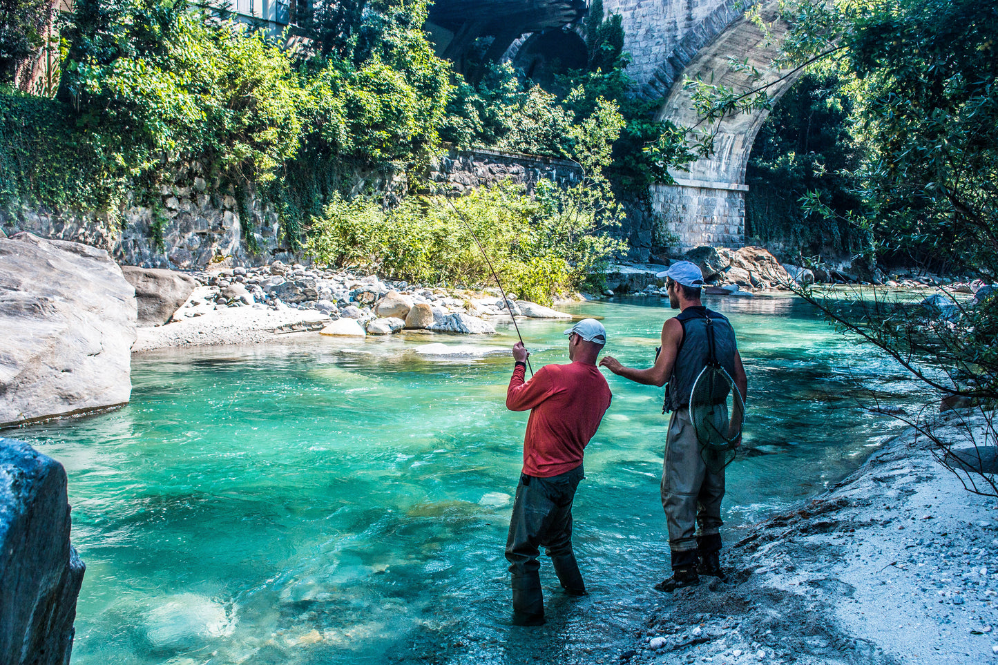customer fishing
