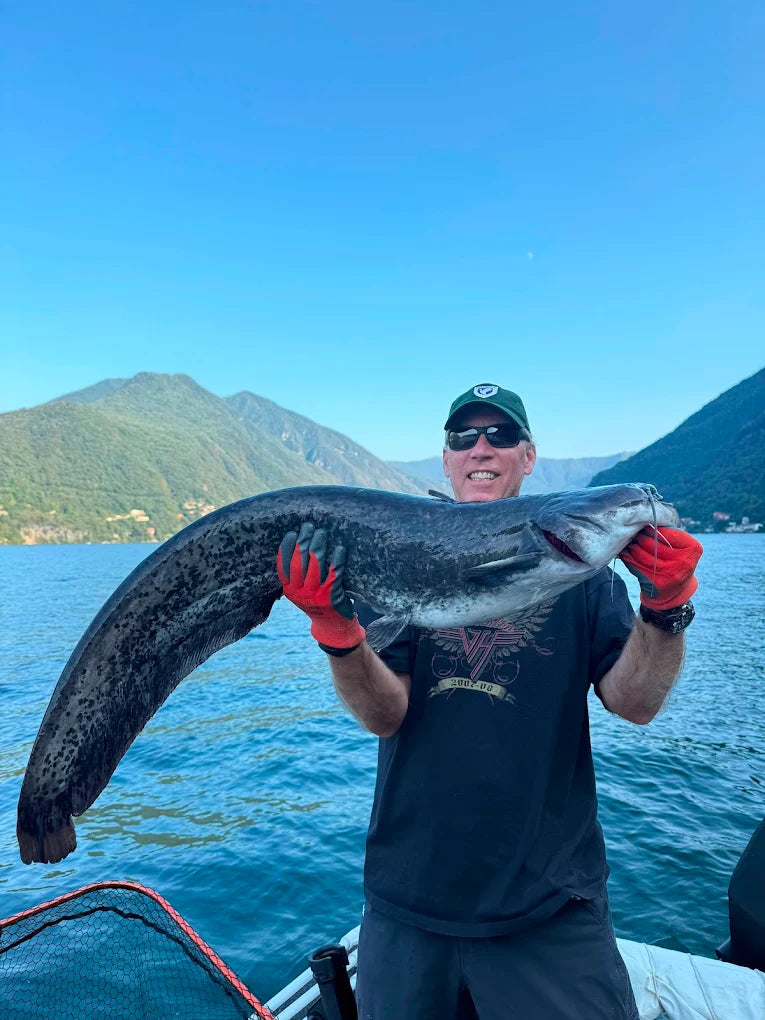 Lake Como Wels Catfish Fishing by Boat – A Day of Adventure on the Water