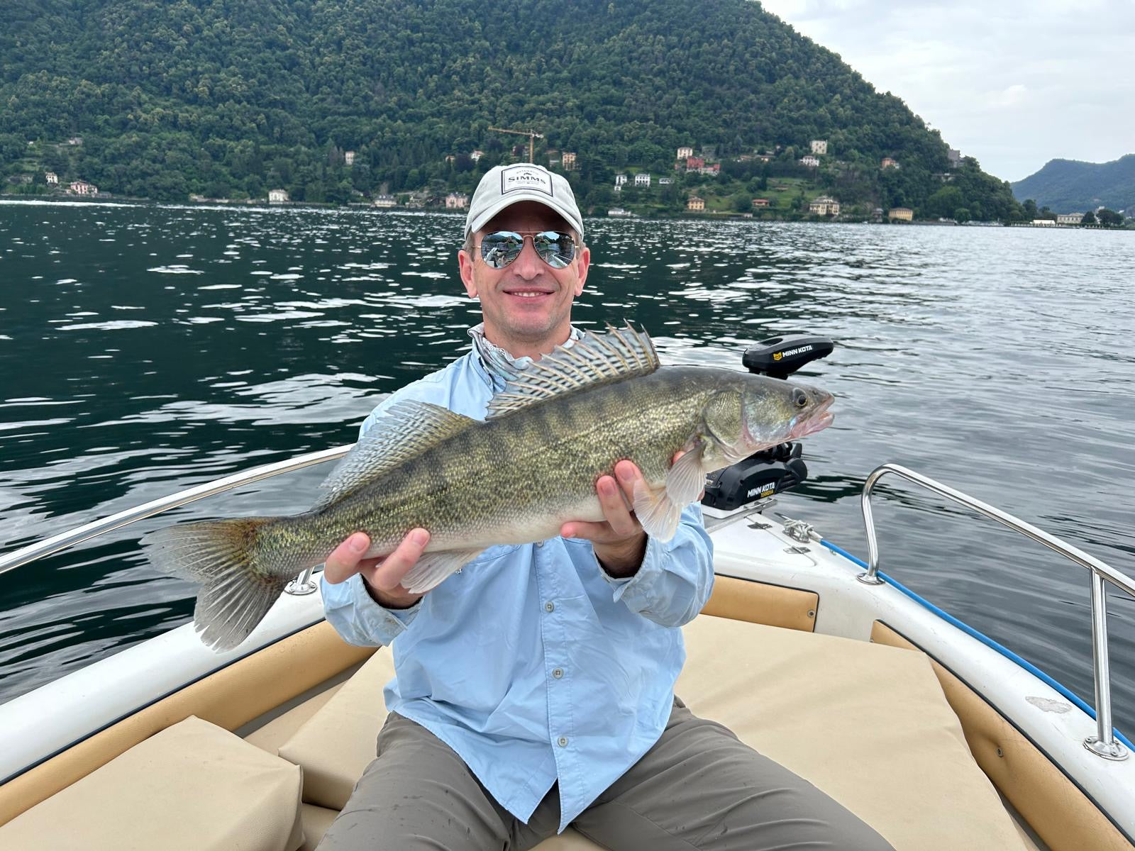 fishing for Zander in Lake Como