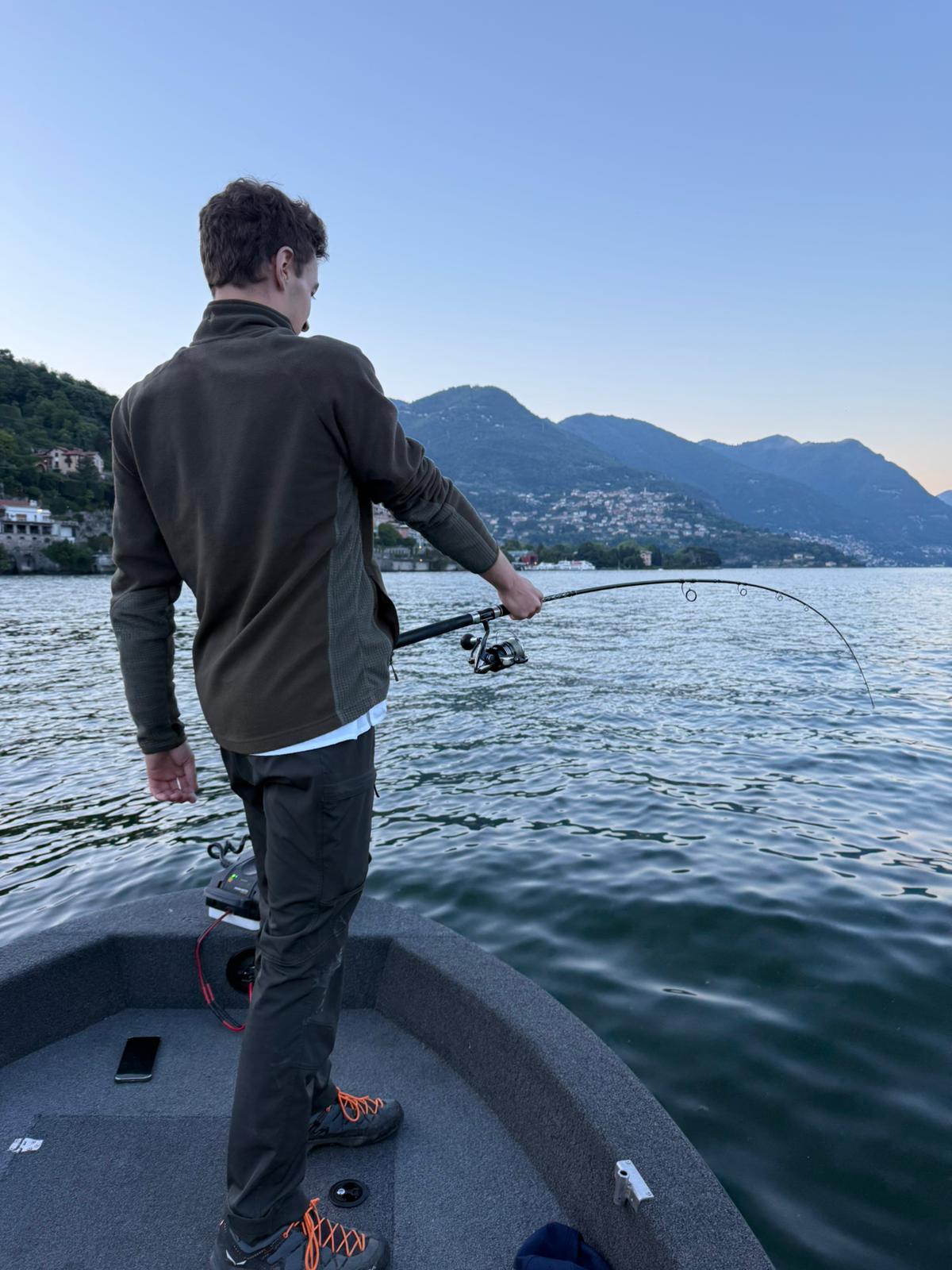 Lake Como Wels Catfish Fishing by Boat – A Day of Adventure on the Water